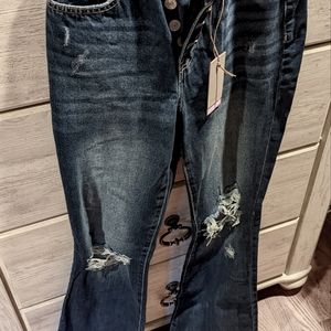 Flamingo jeans, size small, stretchy, lightweight